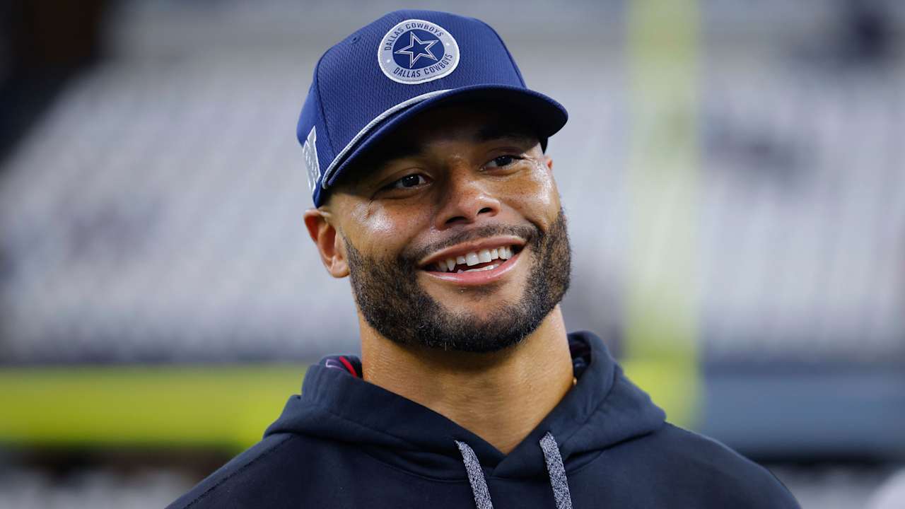 Cowboys QB Dak Prescott following business: 'Hard to double team' Cedee Lamb, George Pickens