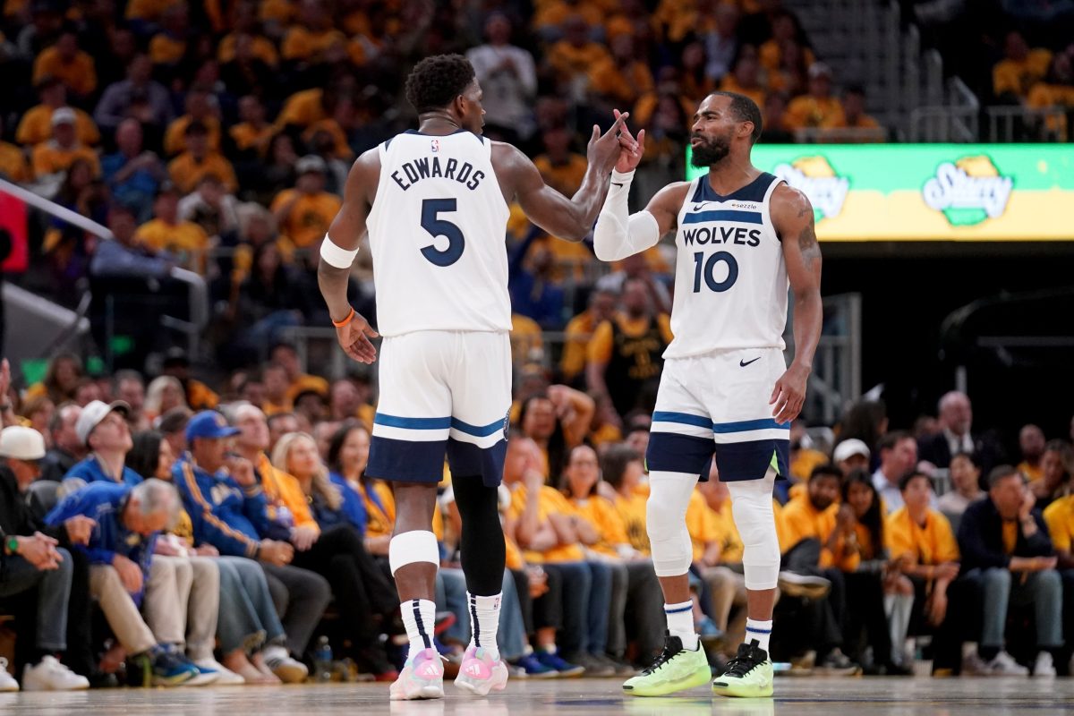 Mike Conley makes Stark Dwyane Wade comparison while describing the game Anthony Edwards