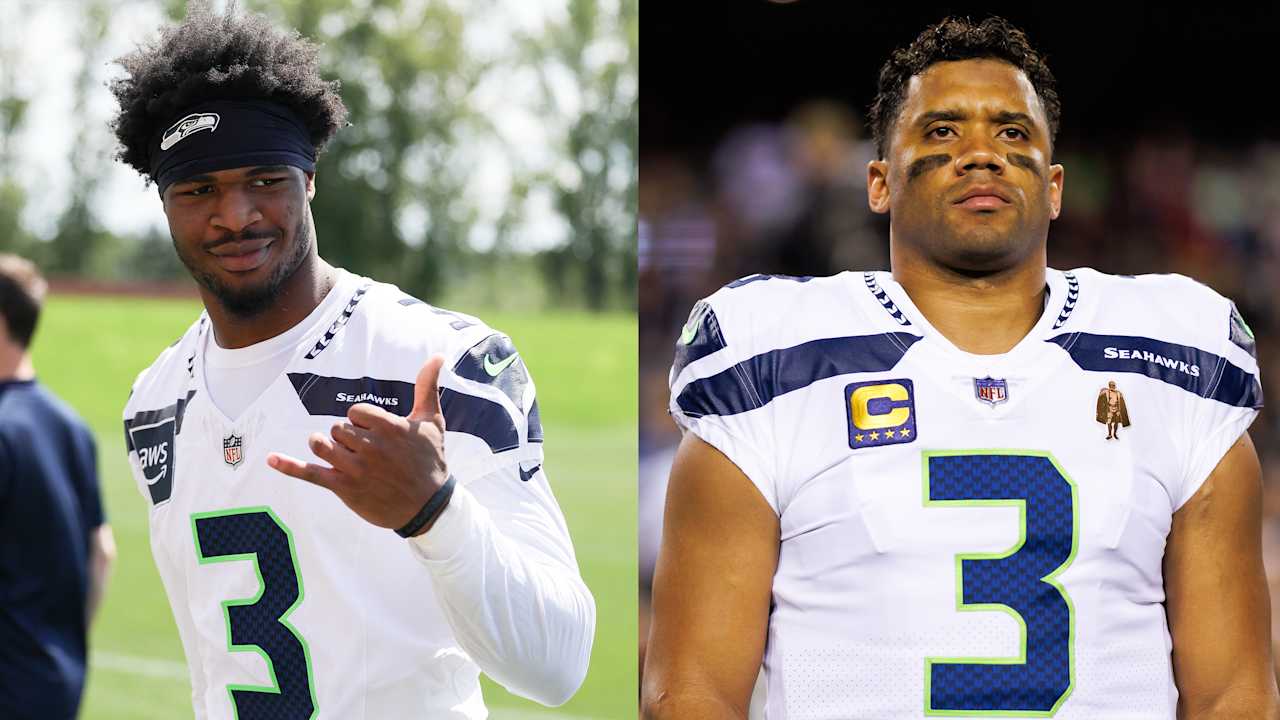 Nick Emmanwori, novice Seahawks, explains to select Jersey no. 3: 'Respect Russell' Wilson