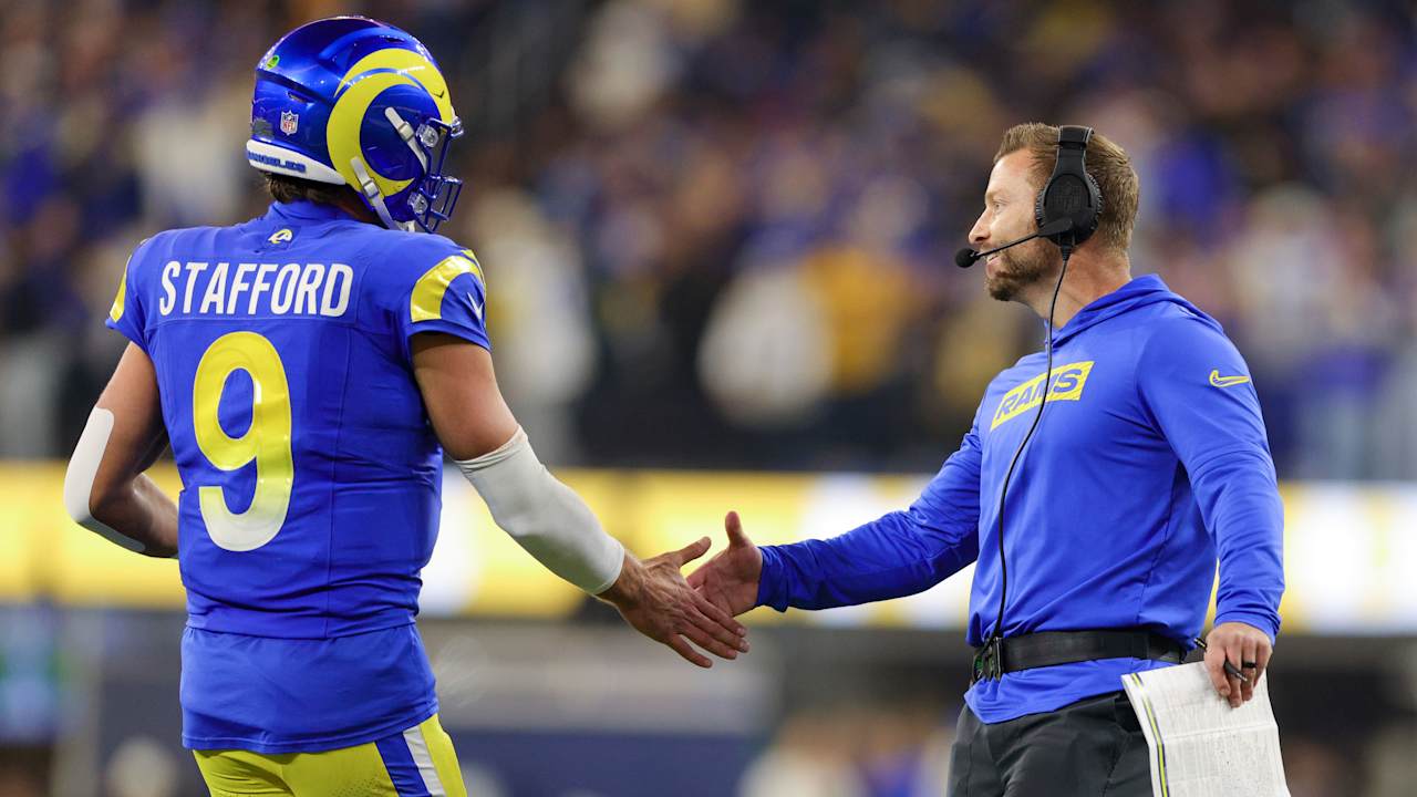 Sean McVay, Rams, hope Matthew Stafford plays "a few years more"