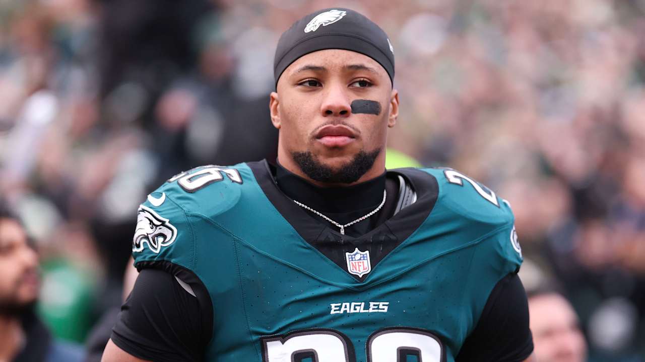 Eagles RB Saquon Barkley says retirement was probably "out of nothing"