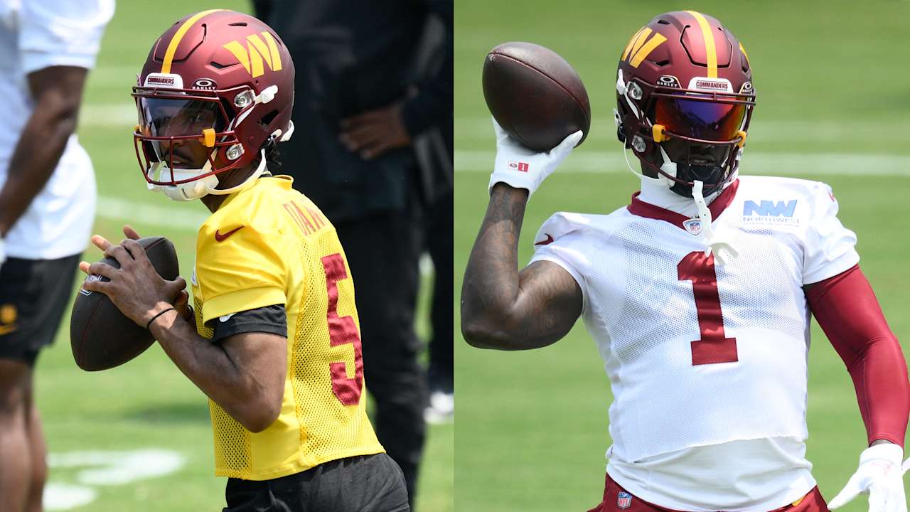 Officers QB Jayden Daniels excited to let Wr Deebo Samuel do all the works on the screen