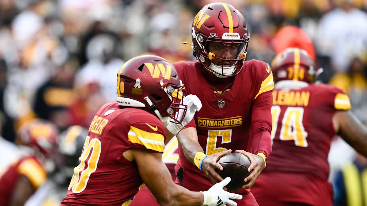 RB Austin Ekeler's officers: Jayden Daniels 'exceeded expectations' in 2024, but will show "more growth this year"