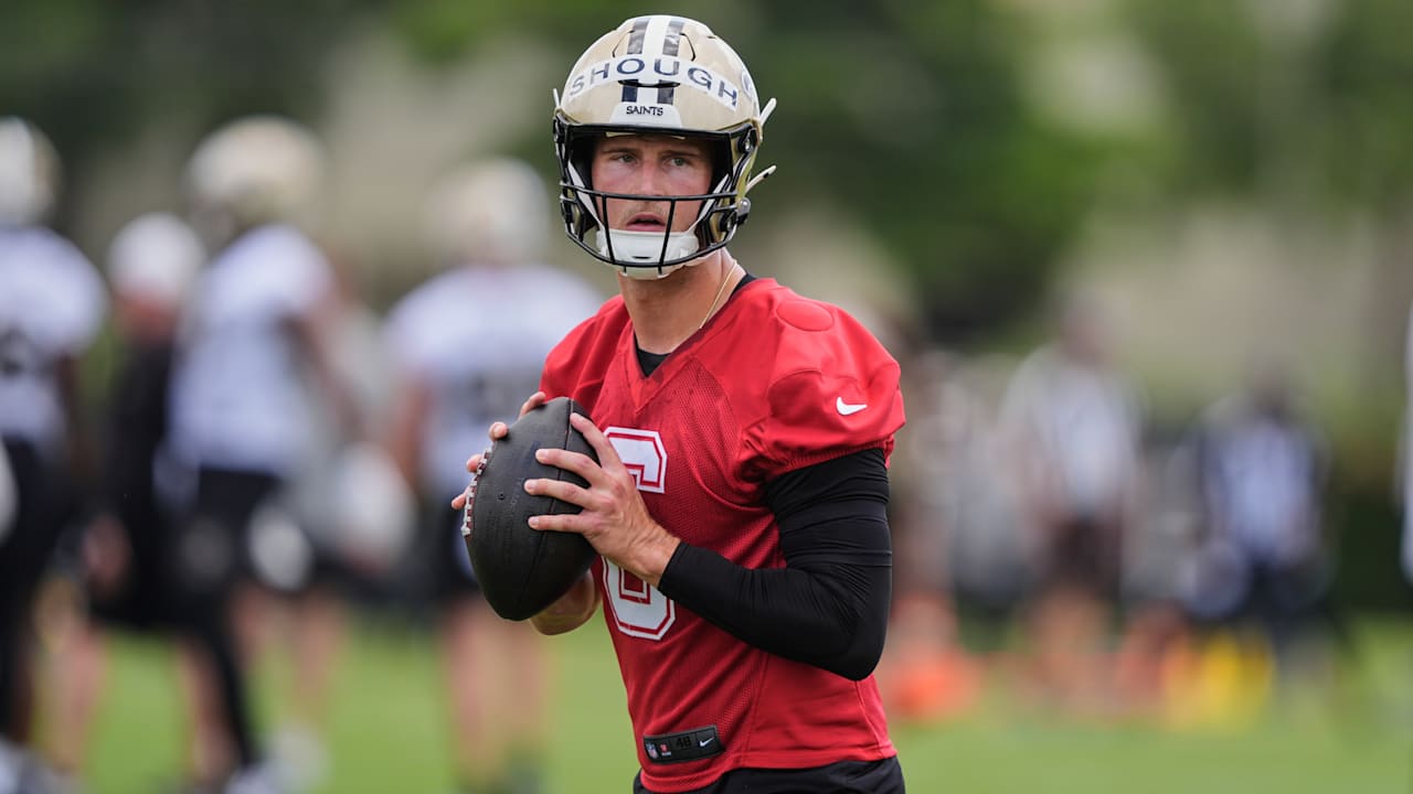 Saints QB Tyler Shough ready to deal with UPS, heights of being a newcomer boot:
