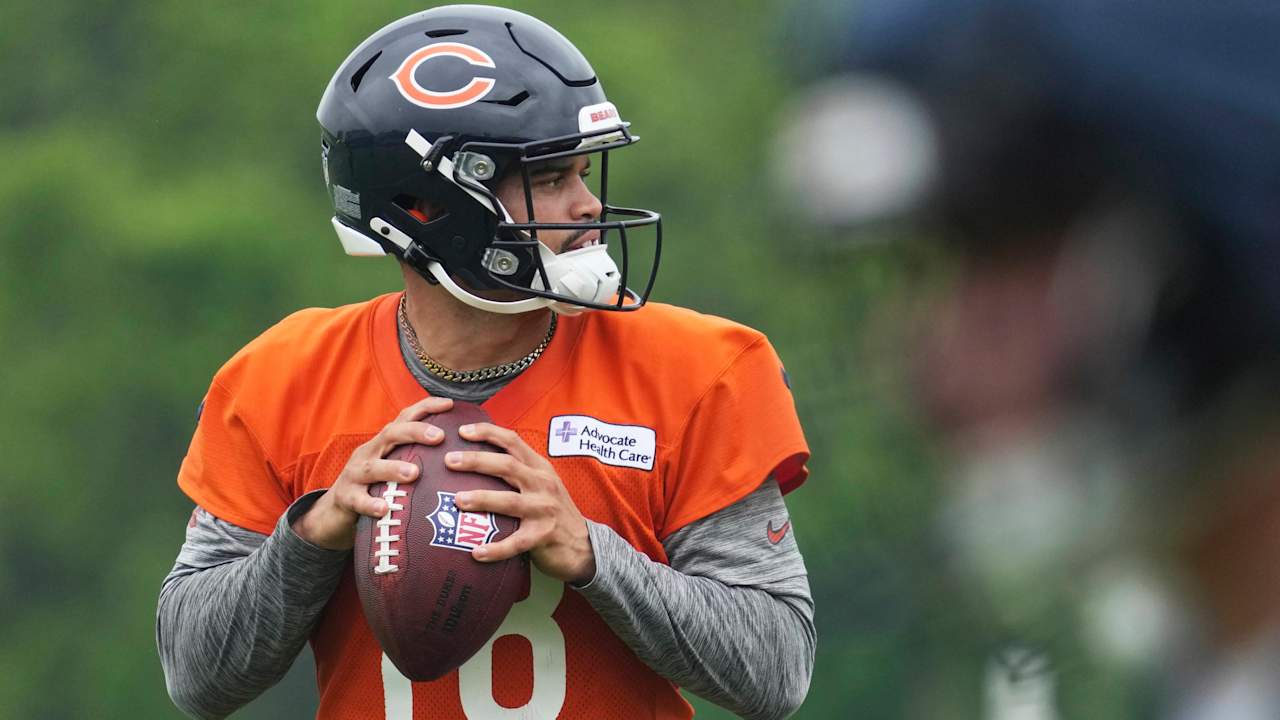 Bears QB Caleb Williams sets goals for 2025: 4,000 meters, 70 percent finishing rate