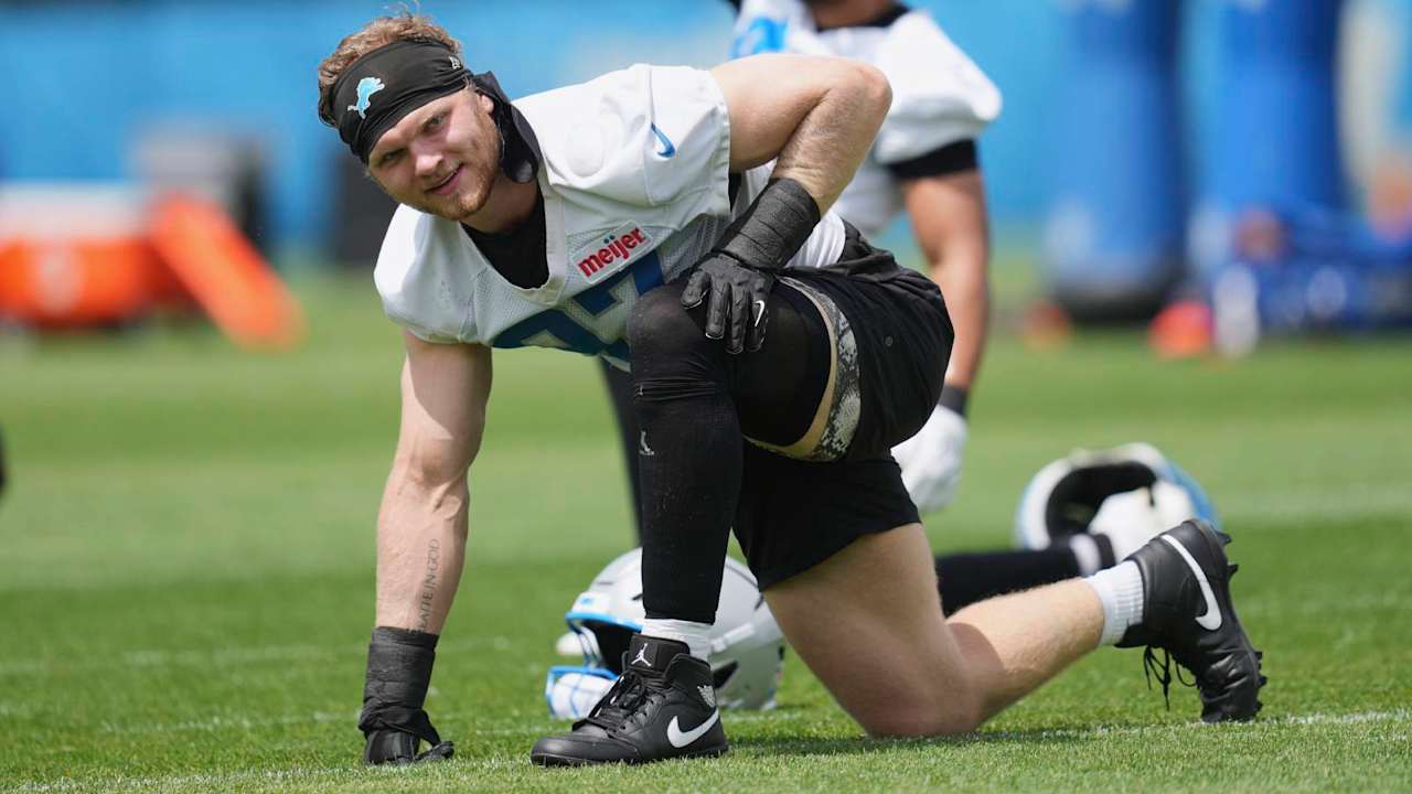 Lions Pass Rusher Aidan Hutchinson (Leg) 'Exactly where I have to be' ahead of training camp