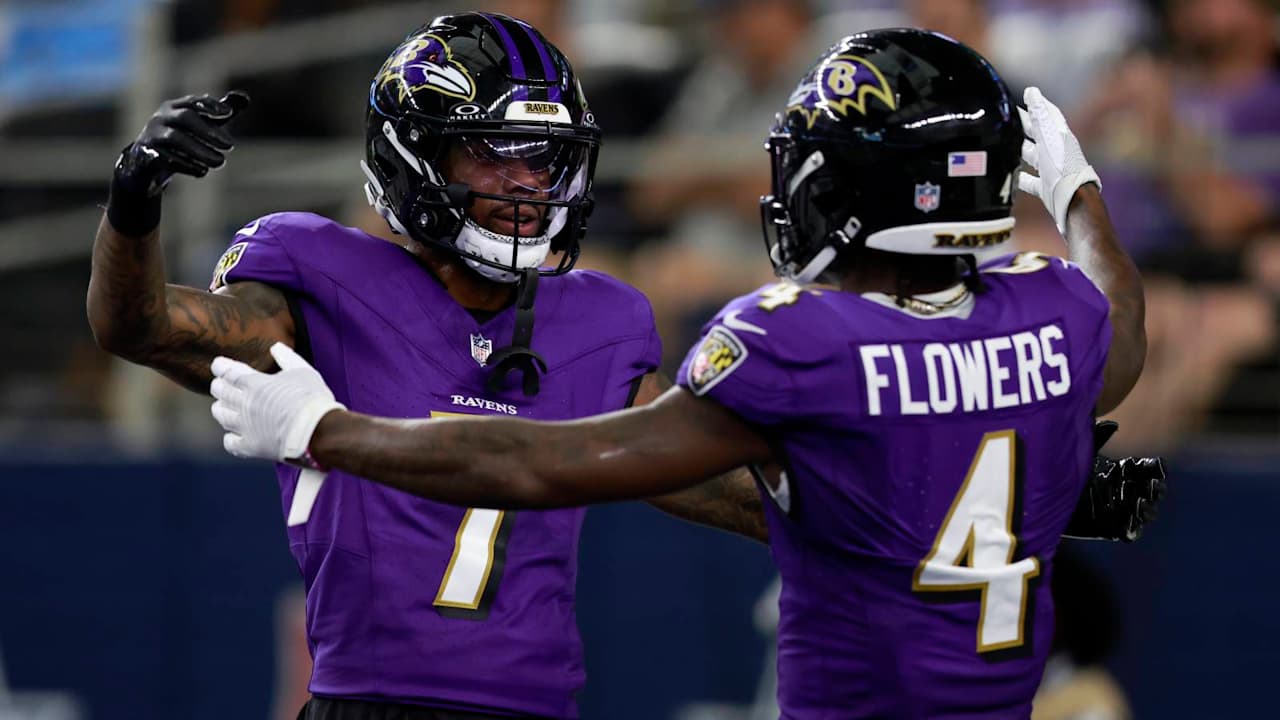 Rashod Bateman believes Zay Flowers could 'easily' received 1,300 reception meters but it is not Ravens 'goal'