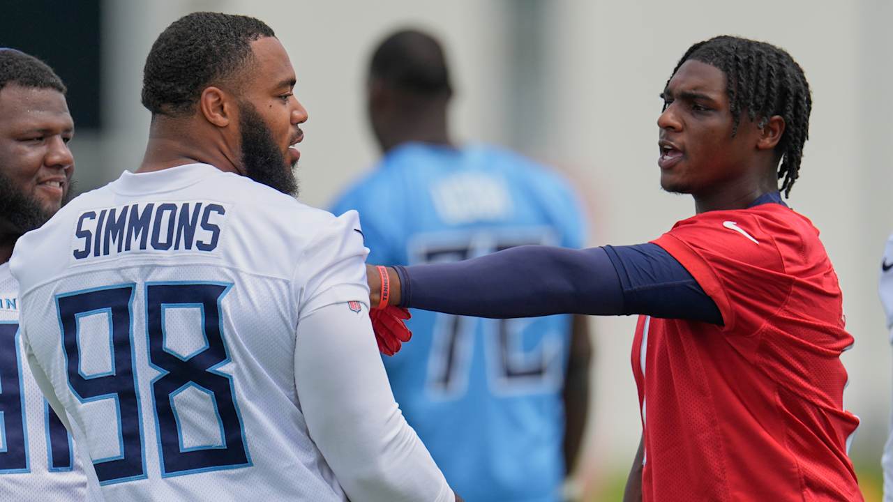 Titans dt Jeffery Simmons: 'Legit' novice QB Cam Ward does not get the attention he deserves