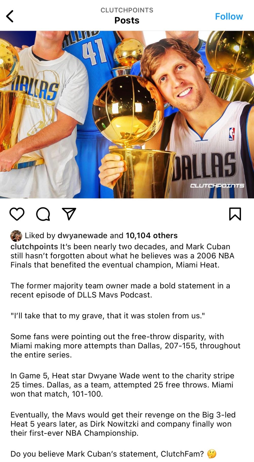 Dwyane Wade and Mark Cuba