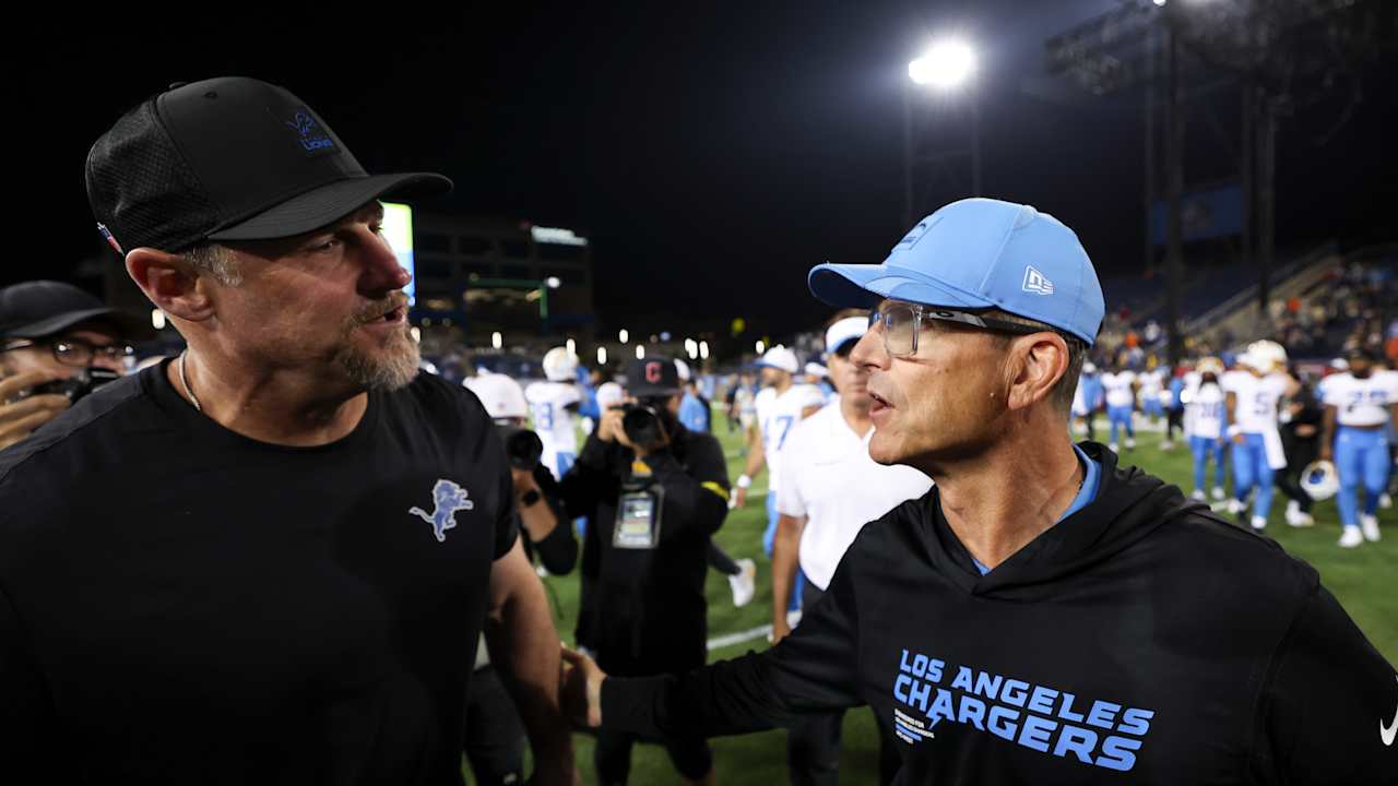 Dan Campbell, Lions, is not happy with striking performance in Hof Game loss for a charger