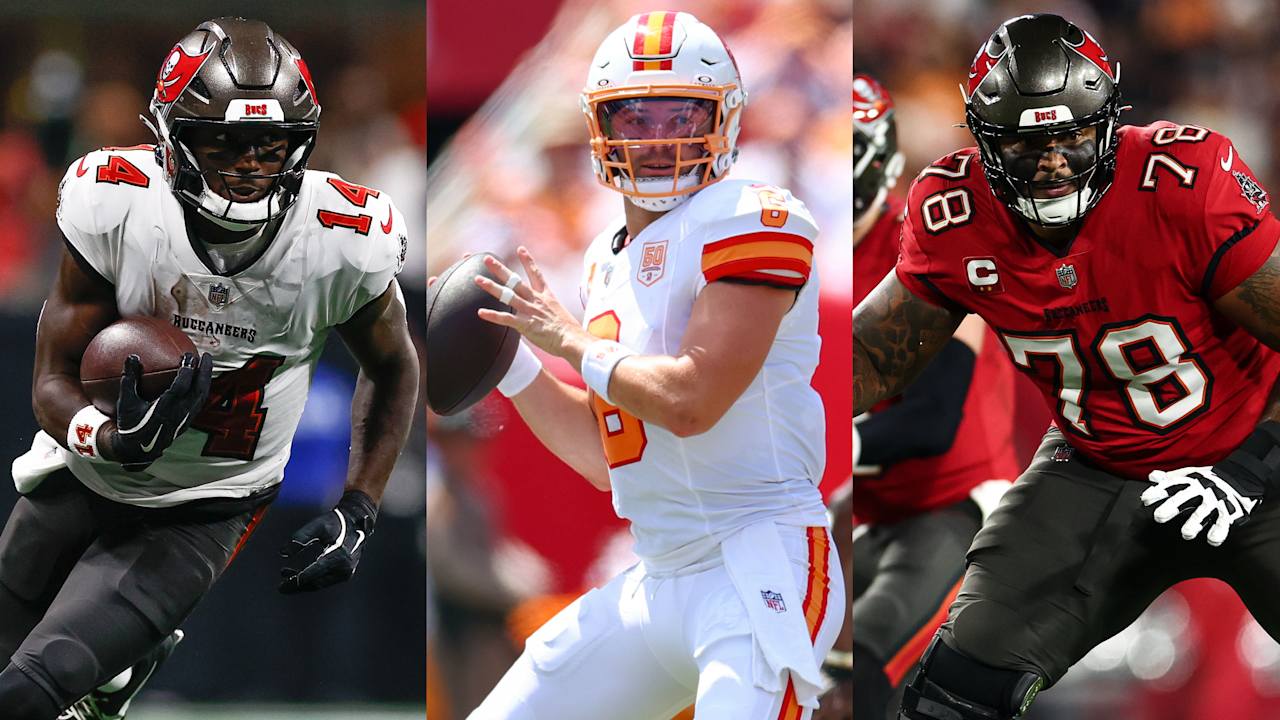 Buccaneers QB Baker Mayfield (Right Biceps), Wr Chris Godwin (ankle), LT Tristan Wirfs (knee) active against Eagles