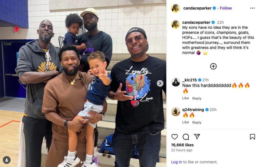 Dwyane Wade, Paul Pierce and Kevin Garnett