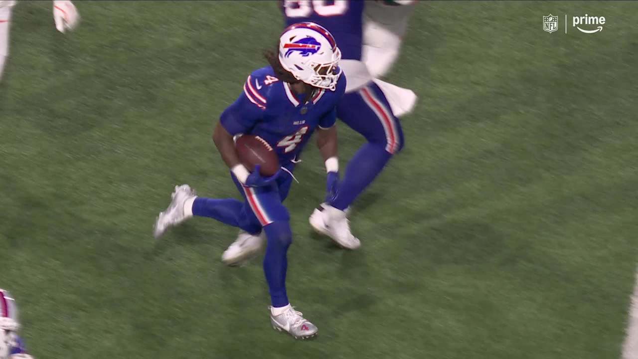 James Cook, "shot from a cannon," selected Bills "on dolphins