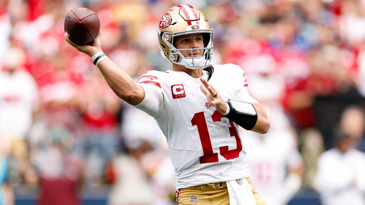 Niners QB Brock Purdy (shoulder/toe) off injury report, planned to start against Jaguars on Sunday