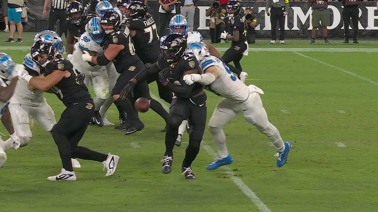 Ravens RB Derrick Henry 'with a loss for words' by the latest fumble in losses for lions
