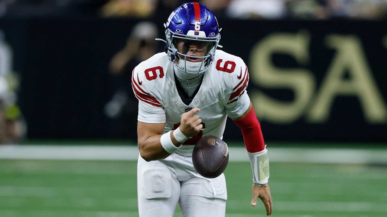 Giants QB Jaxson dart mourns mistakes in rolling losses in New Orleans