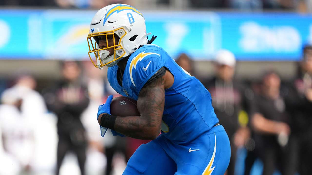 RB Omarion Hampton's charger (ankle) for an injured reserve fund, will miss at least four games