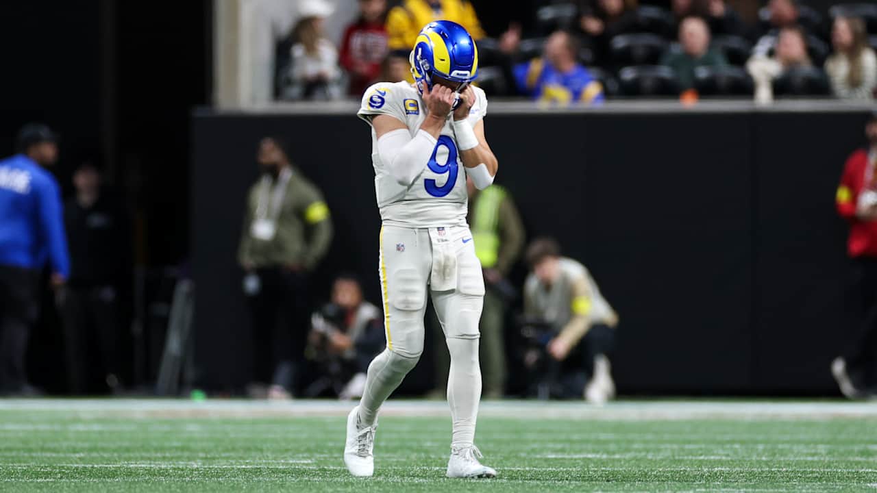 Matthew Stafford's 3-INT night sinks the Rams in a loss to the Falcons