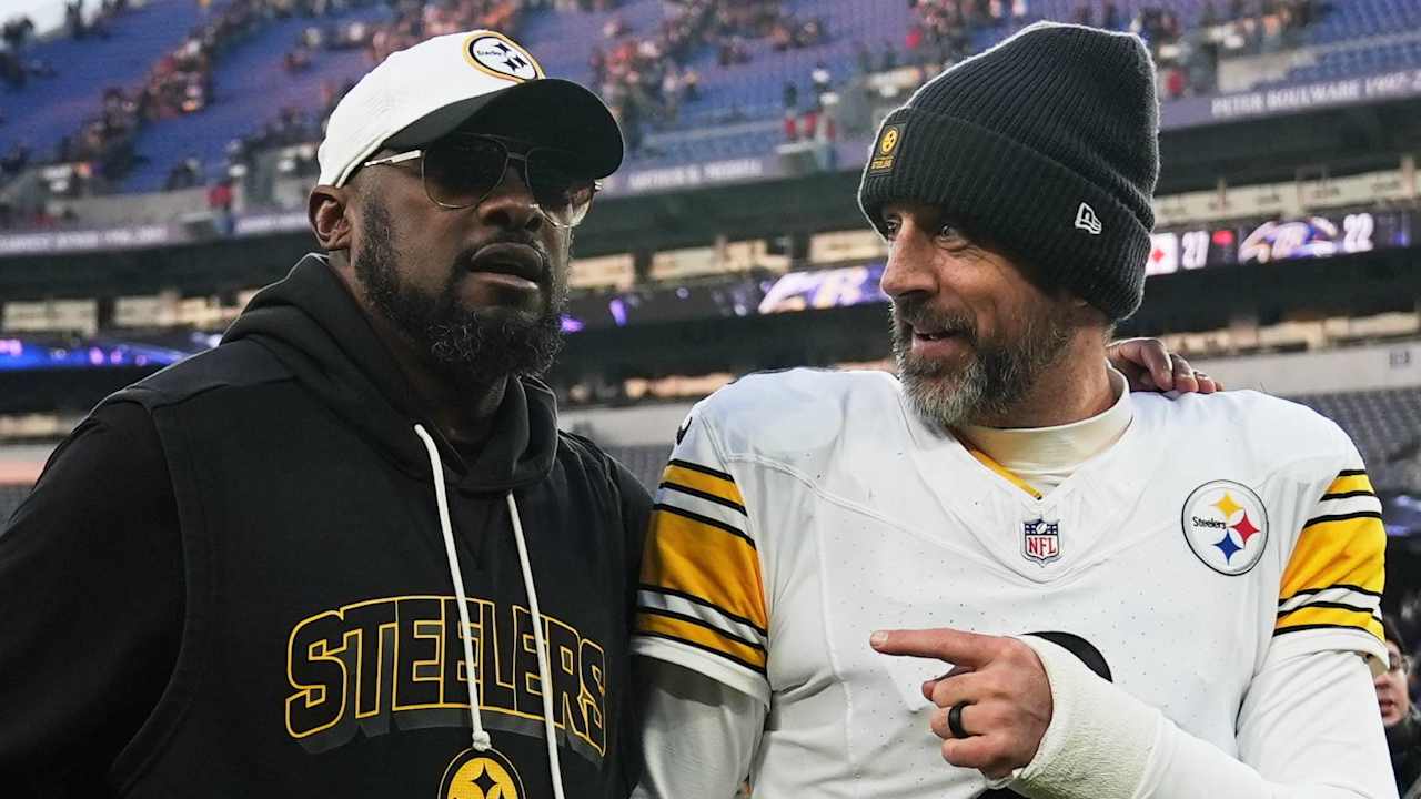 Mike Tomlin is "committed to making sure" the Steelers' final game against the Ravens is not Aaron Rodgers' last