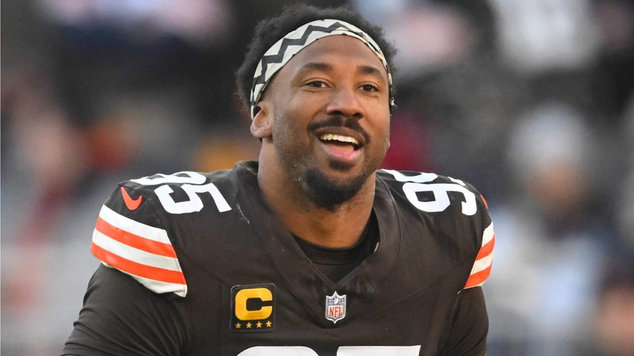 Myles Garrett: It would be "special" to set the single-season record against Aaron Rodgers