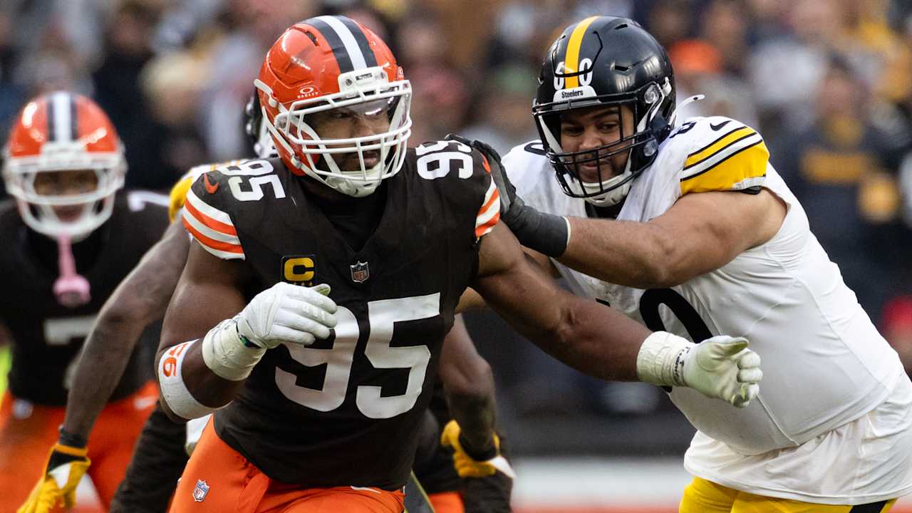 Myles Garrett: The Steelers are more worried about me breaking the sack record than winning the game