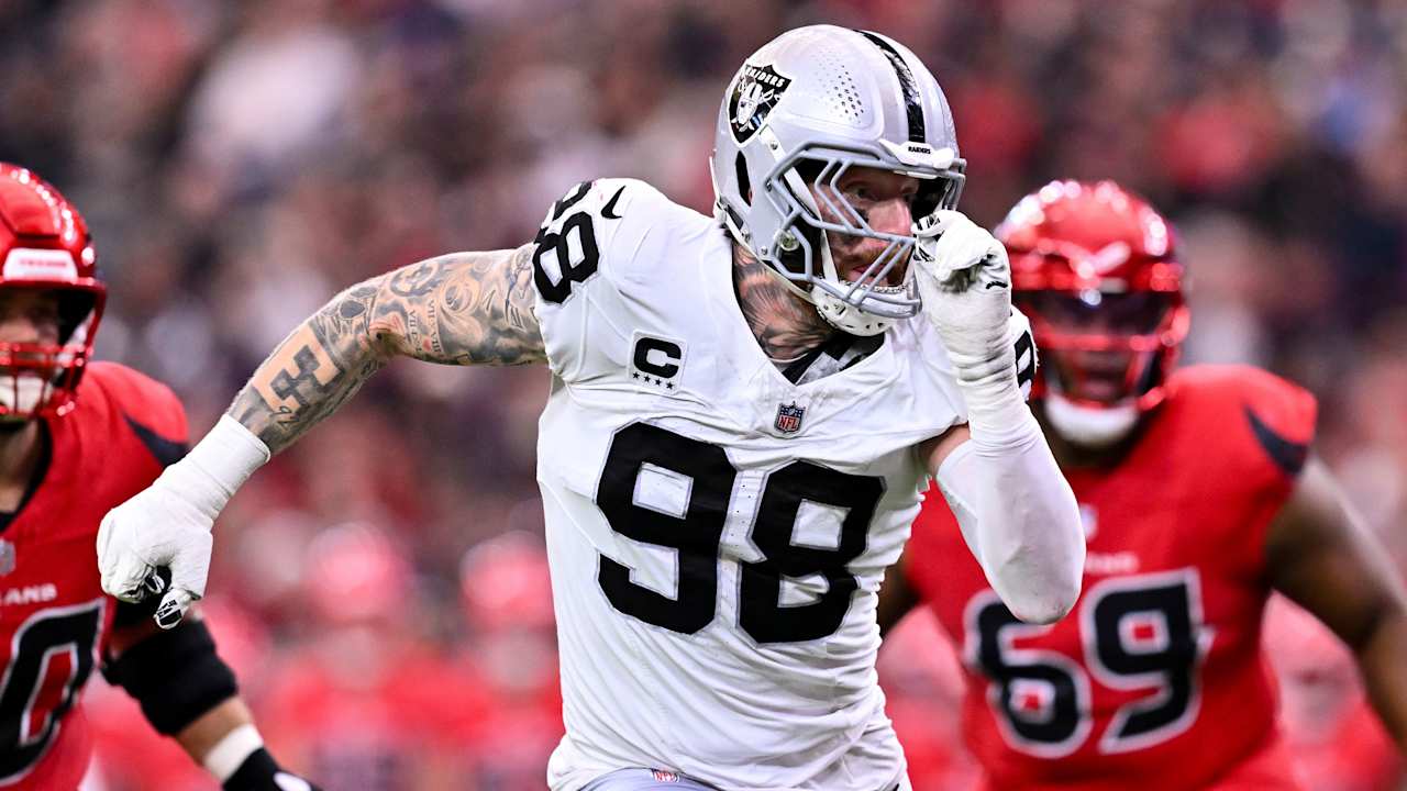 Raiders inform star DE Maxx Crosby that he will not play in Week 17 against the Giants