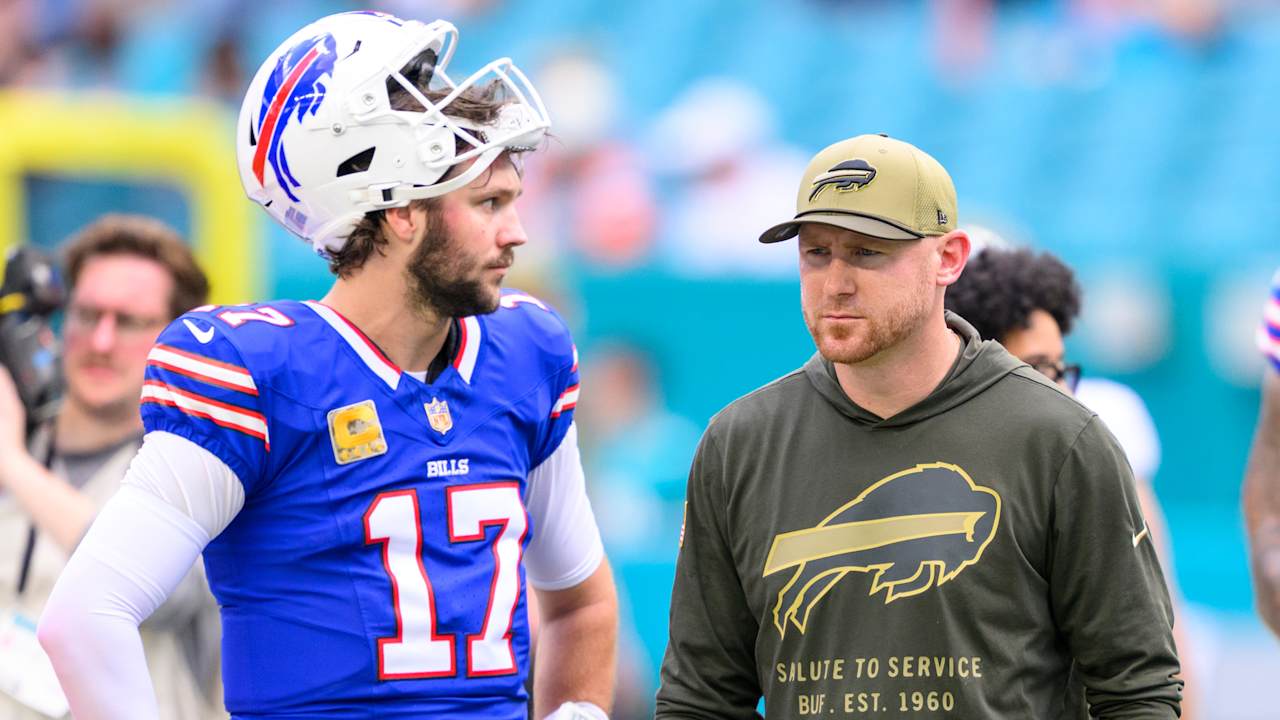Bills HC Joe Brady: My job is to let QB Josh Allen be a 'better version of himself'