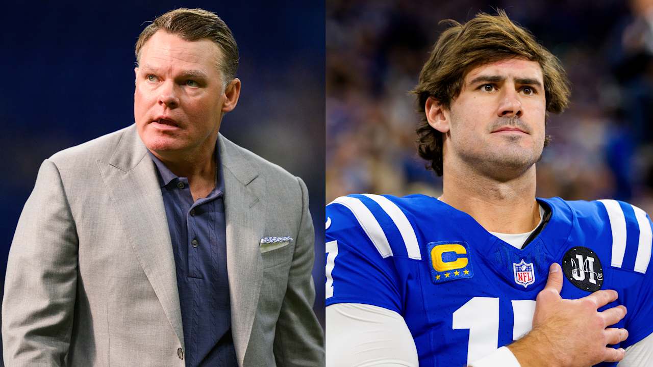 Colts general manager Chris Ballard believes QB Daniel Jones has a "bright future" in Indianapolis