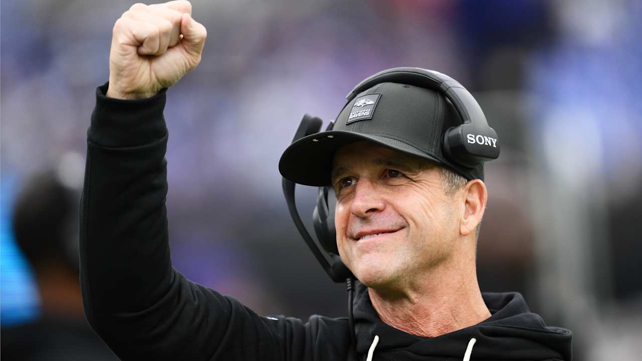 Former Ravens HC John Harbaugh gives Falcons first known interview since firing