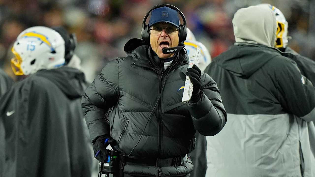 Jim Harbaugh on whether Greg Roman is the right player for Chargers: 'I don't have that answer right now'