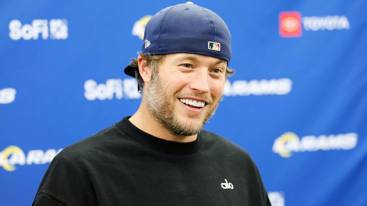 Matthew Stafford 'not worried' about injured finger ahead of Rams' battle with Bears