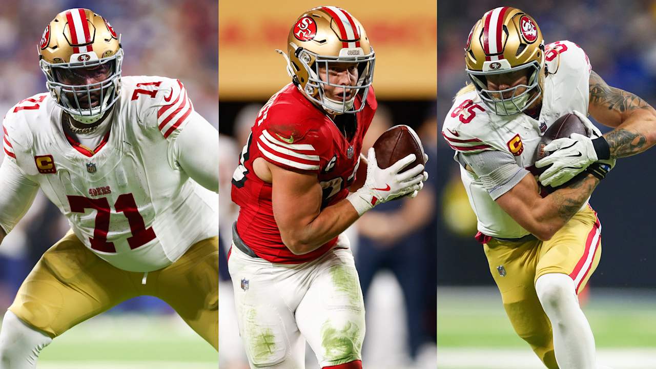 Niners RB Christian McCaffrey (again) good to go against Seahawks; George Kittle, Trent Williams questionable