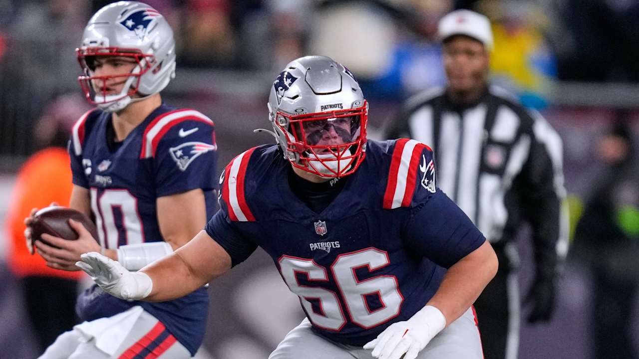 Patriots LT Will Campbell has a fiery message for critics after rough playoff debut