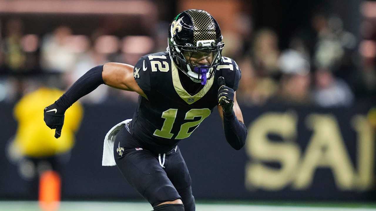 Saints WR Chris Olave will miss the final after a blood clot was diagnosed in his lung