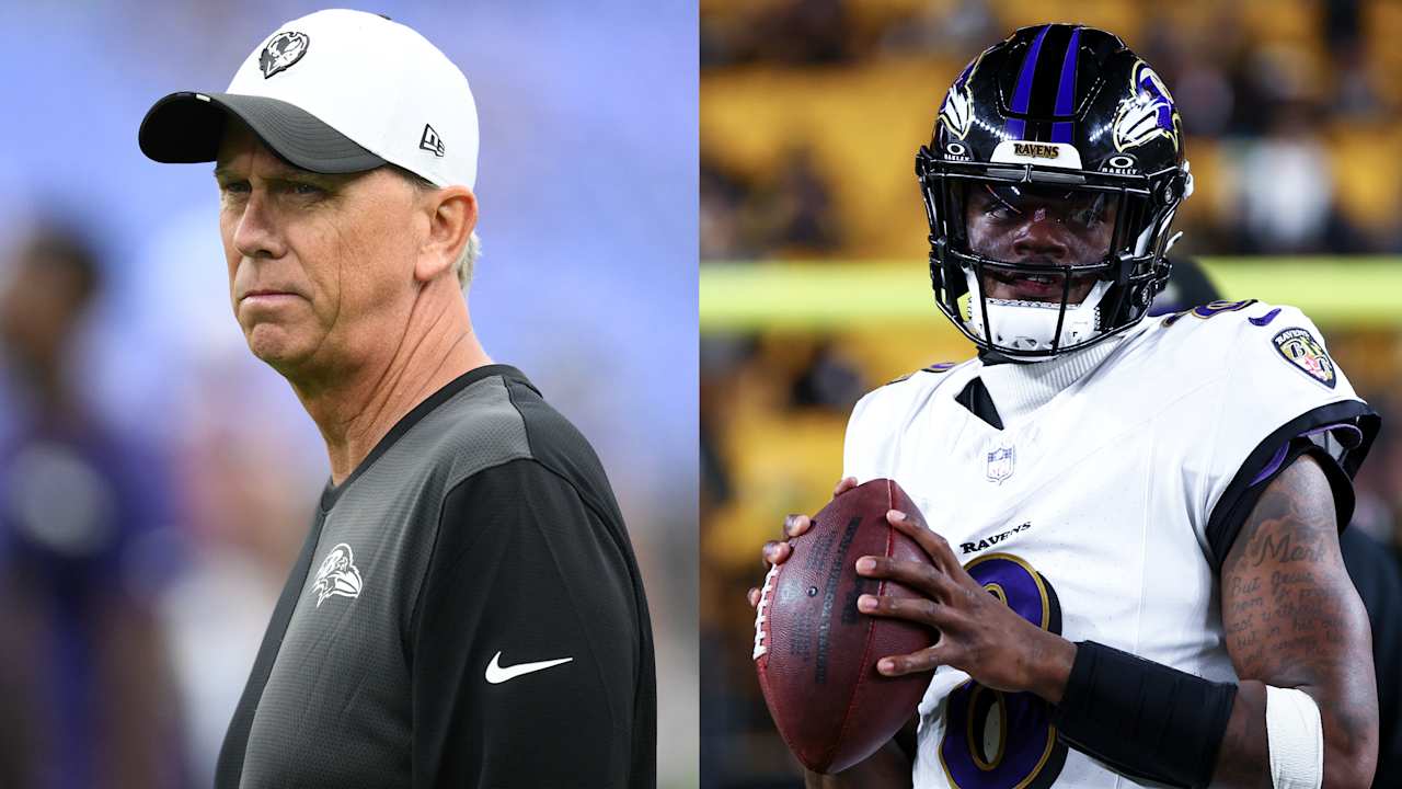 Todd Monken 'never saw' Ravens QB Lamar Jackson, John Harbaugh 'not on good terms'