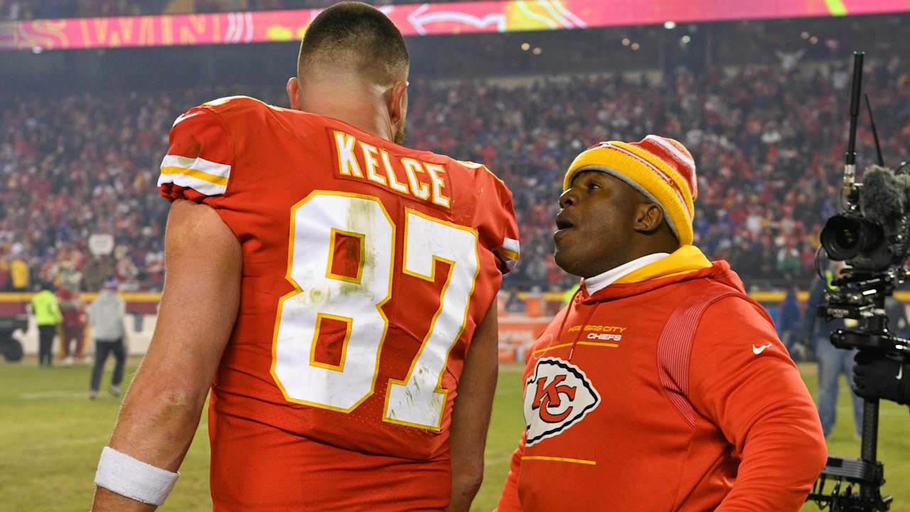 Travis Kelce on Eric Bieniemy returning as Chiefs OC: 'I can't wait to see him back in the building'