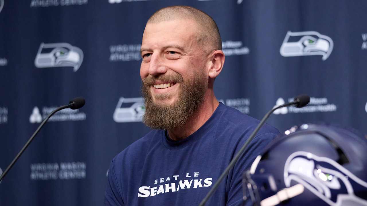 New Seahawks offensive coordinator Brian Fleury: Goal is to "maintain" Klint Kubiak's offense