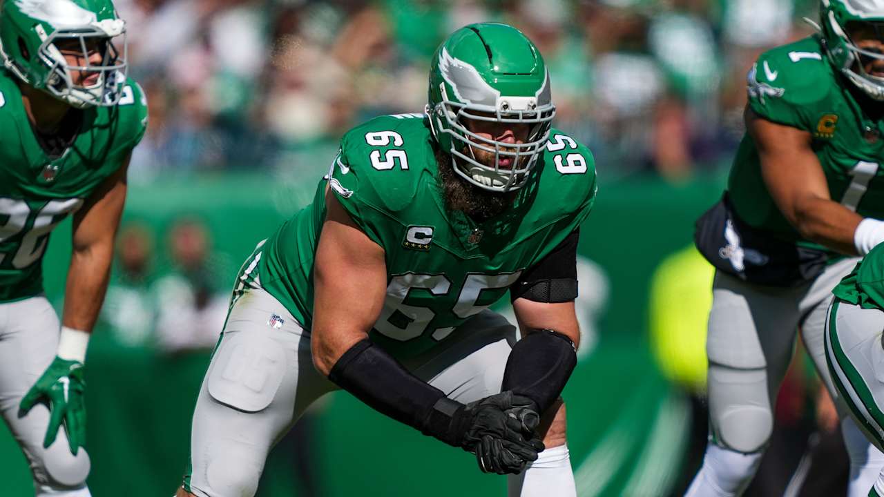 Eagles' Lane Johnson 'excited' about Sean Mannion offense: I think it will be 'easier' in OTs