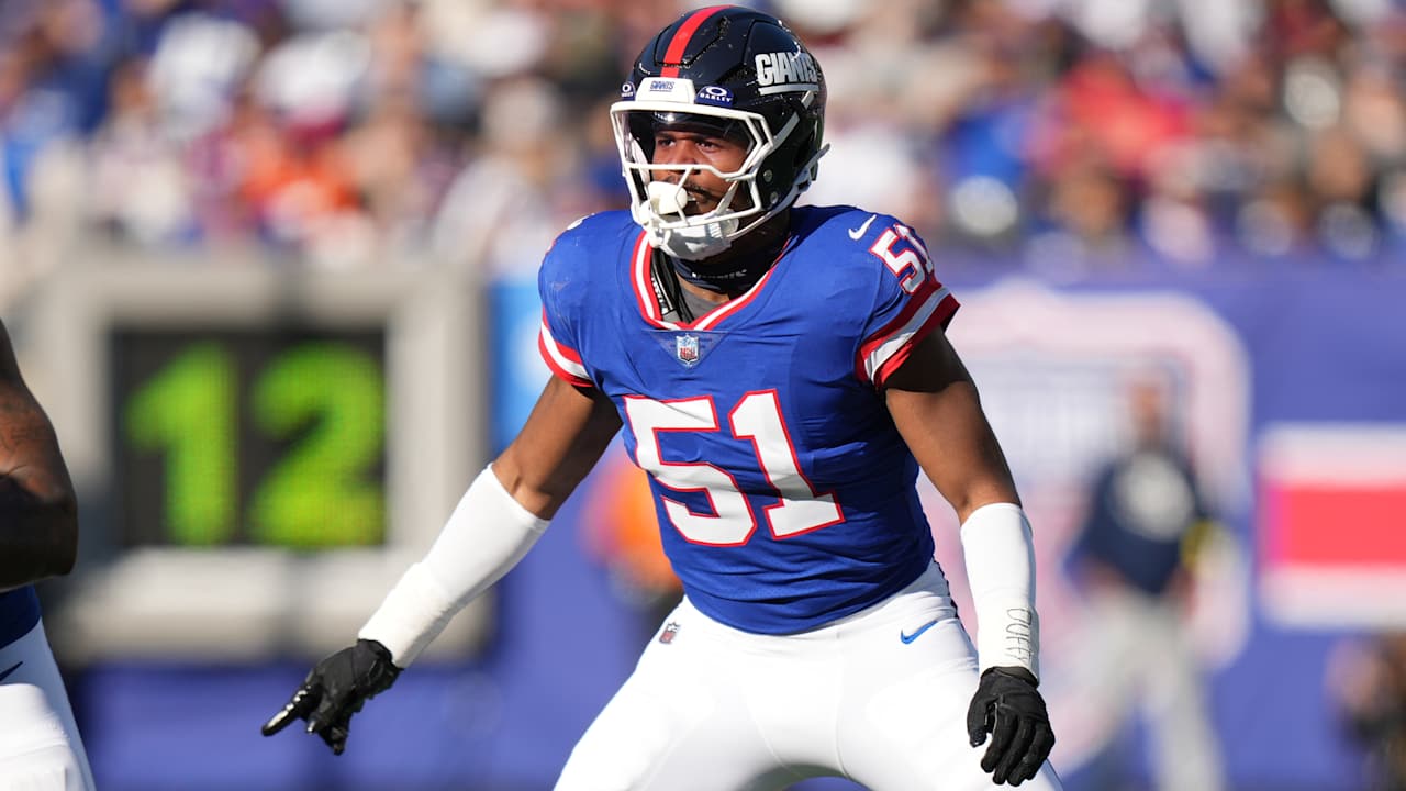 Giants LB Abdul Carter changes jersey number, taking over Russell Wilson's No. 3