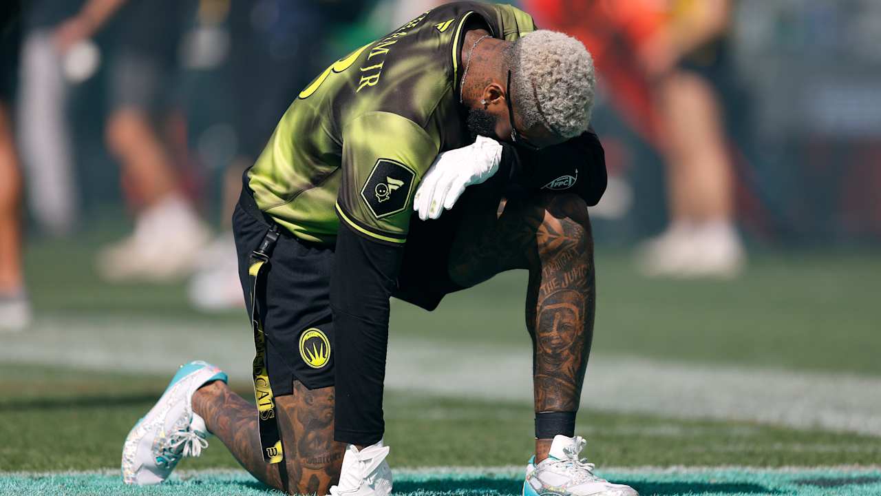 Odell Beckham Jr. hopes that flag football is a "starting point" for the return of the NFL