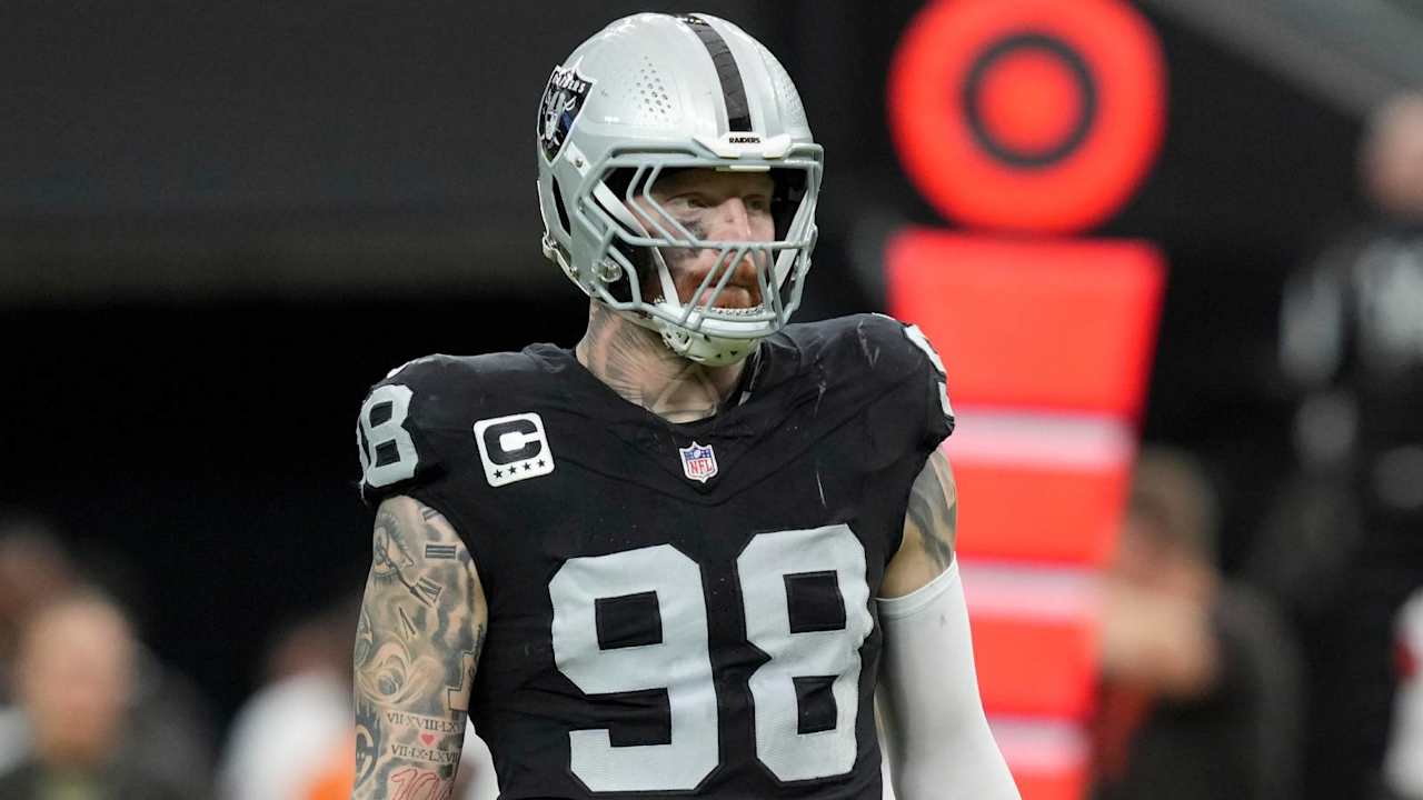 Raiders trade DE Maxx Crosby to Ravens for two first round picks