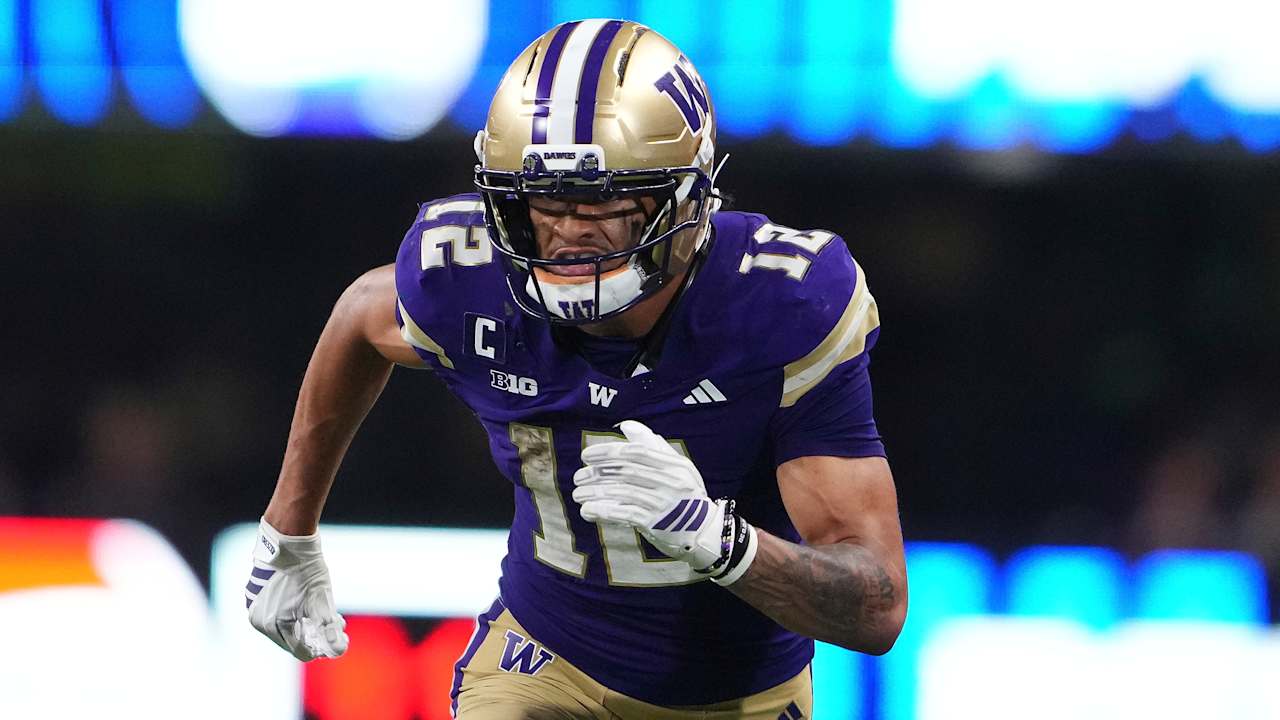 2026 NFL Draft: Browns select Washington WR Denzel Boston with pick No. 39 in the second round