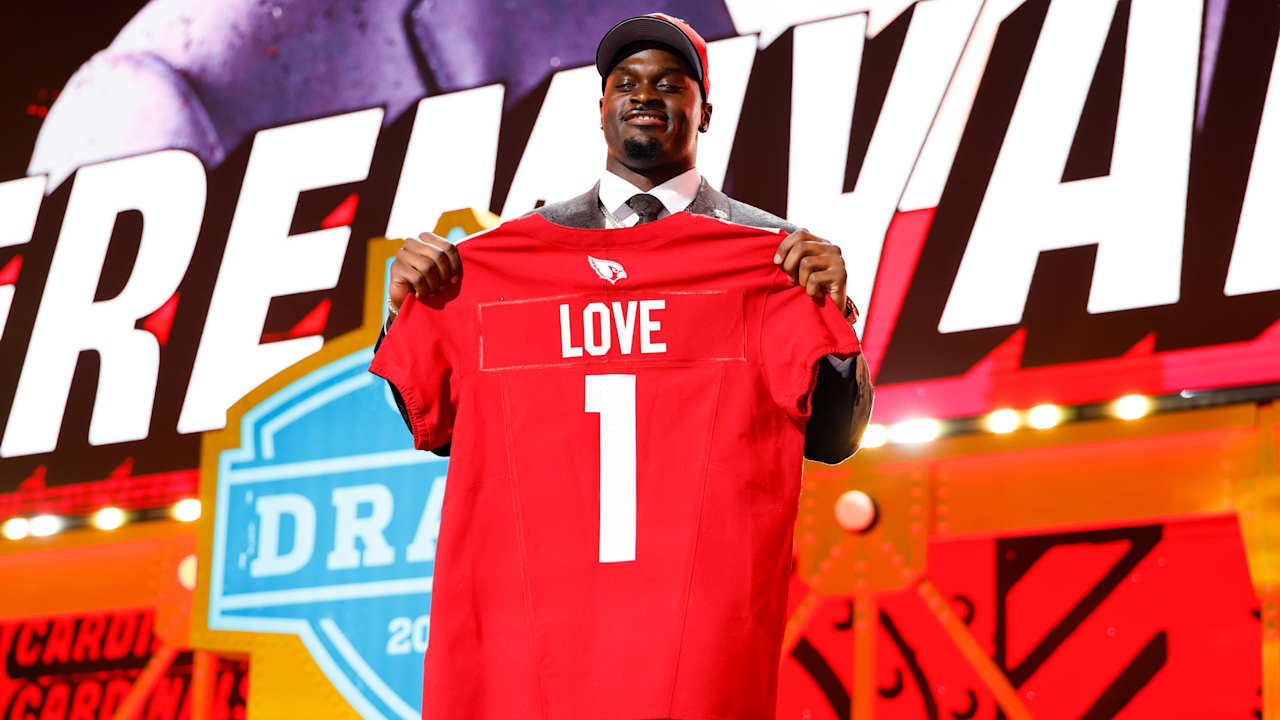 2026 NFL Draft: Cardinals select Notre Dame RB Jeremiah Love with No. 3 overall pick