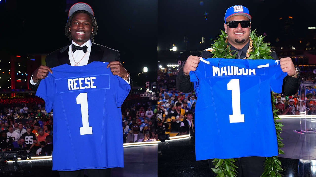 2026 NFL Draft: Giants pick Ohio State LB Arvell Reese, Miami OT Francis Mauigoa in top 10