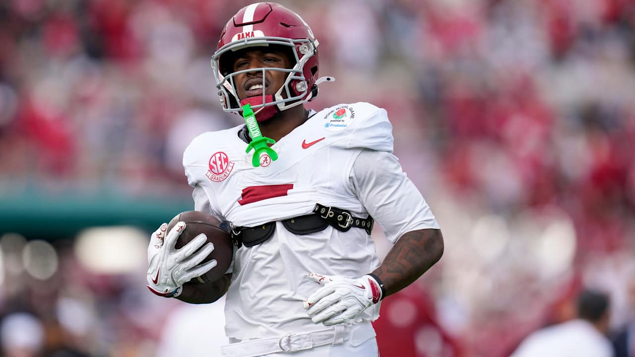 2026 NFL Draft: Steelers trade to select Alabama WR Germie Bernard with 47th overall pick