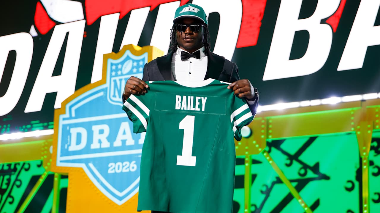 2026 NFL Draft: The Jets select Texas Tech cornerback David Bailey with the No. 2 overall pick