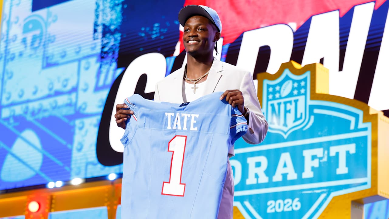 2026 NFL Draft: Titans select Ohio State WR Carnell Tate with No. 4 overall pick