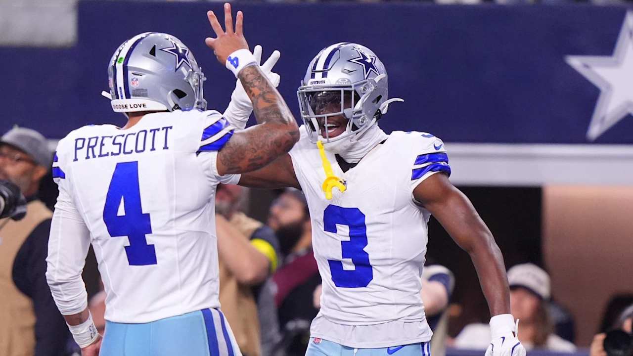 Cowboys QB Dak Prescott on offseason workout with WR George Pickens: 'He looked good'