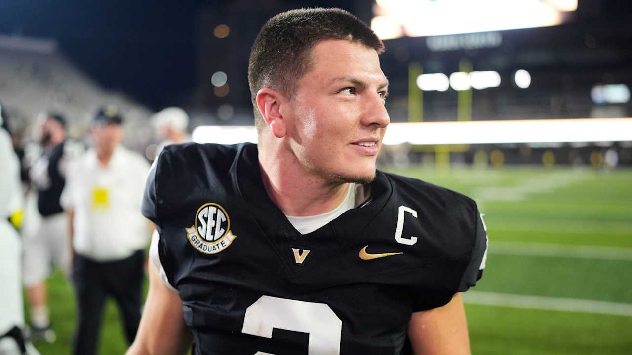 Report: Ravens sign undrafted Vanderbilt QB Diego Pavia to three years