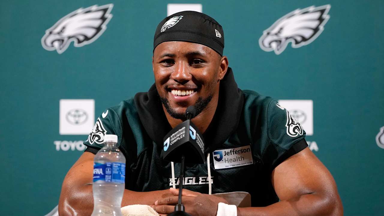Eagles' Saquon Barkley reached out to Todd Gurley as he looks for a bounce-back season in a new system